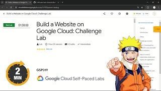 Build a Website on Google Cloud: Challenge Lab | #qwiklabs  | #GSP319