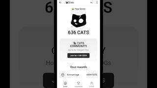 CATS NEW AIRDROP TELEGRAM BOT Claim Now #Catsairdrop #Cats #airdrop #shorts