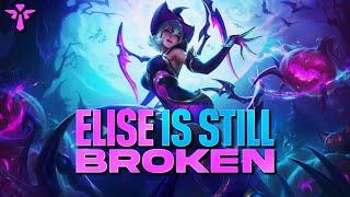 Challenger Elise Support Gameplay - 1v9 in Challenger