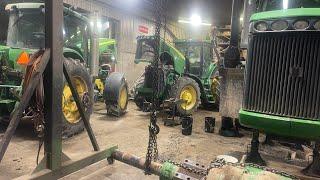 Replacing front axle brakes on a John Deere 9320