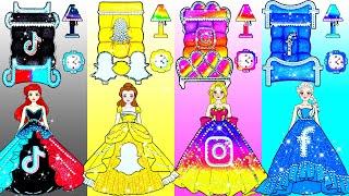 SOCIAL NETWORK: Barbie Decor Home & Design Dress - Barbie's New Home - DIY Arts & Paper Crafts