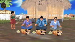 Amazing Best Hindi Cartoon Stories Food CHallenge Funny Video