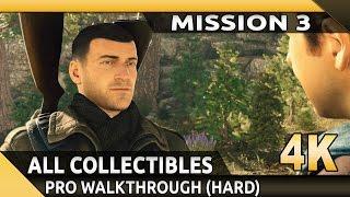 Sniper Elite 4  (PC) - 4K - Mission 3 Regilino Viaduct - All Collectibles/Optional Objectives