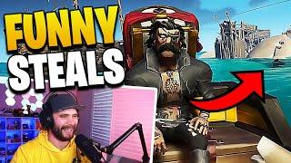 Funny STEALS in Sea of Thieves (Funny Moments, Gameplay & Memes)
