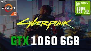 Cyberpunk 2077 GTX 1060 6GB 1080p, 900p, 720p