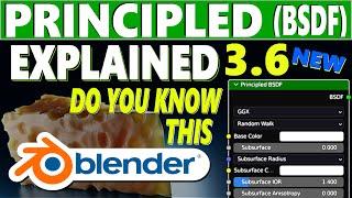 Principled BSDF Settings Explained - Beginners Tutorial - Blender  ️