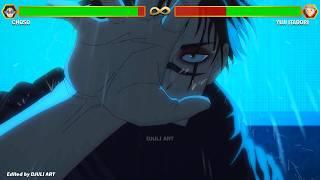 Yuji VS Choso With Healthbars [Remake] Jujutsu Kaisen