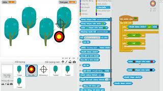 Scratch 2.0 - Cách Làm Game Bắn Mục Tiêu | How To Make A Goal Shooting Game!