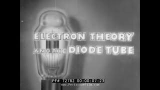 1942 ARMY RADIO TRAINING FILM “ ELECTRON THEORY AND THE DIODE TUBE ” VACUUM TUBE ELECTRONICS 72782
