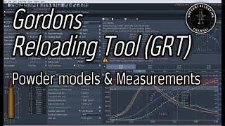 (english) Gordons Reloading Tool GRT and how powder models are developed