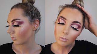 Pink Cut Crease Makeup Tutorial - Sherree Morris Inspired