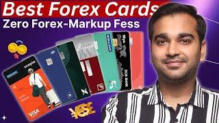 Top 05 Best Forex Cards with Zero Forex Markup Fees for Students/Tourists in 2024