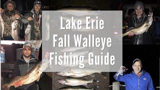 Lake Erie Fall Walleye Fishing Guide