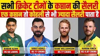 Most Paid Cricket Captain In The World | Cricketer Salary 2021