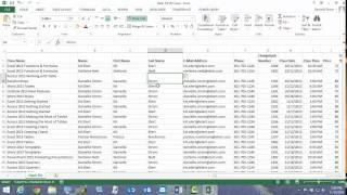 Using Flash Fill in Excel 2013