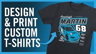 How To Design And Print Custom Apparel: Racing and Motorsports T-Shirts