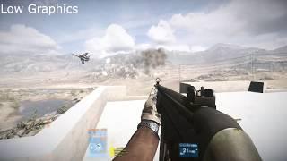 Battlefield 3 Low VS Ultra Graphics Settings 4k (Small Difference)