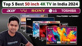 Top 5 Best 50 inch 4K TV in India 2024Best 50 inch TV Under 60000Best 50 inch Qled TV 2024