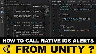 Unity3d iOS Plugins - How To Call Native iOS Alerts From Unity ?