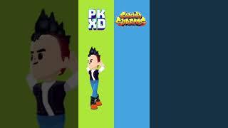 Subway Surf and PK XD character #pkxd #shortvideo