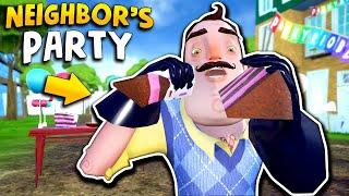 The Neighbor THROWS A PARTY!!! | Hello Neighbor Gameplay (Mods)