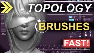 ZBrush - Custom TOPOLOGY (In 2 MINUTES!!)