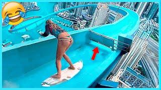 Best Funny Videos Compilation  Pranks - Amazing Stunts - By Just F7  #32