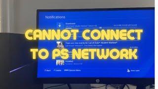 PS4 Cannot Connect To PlayStation Network Fix! — (2023)