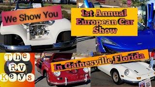 Lot's of European Classic Cars!! TheRVkeys Episode 25B Car Show