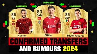 FIFA 25 | NEW CONFIRMED TRANSFERS & RUMOURS!  ft. Güler, Nacho, Edson Alvarez... etc