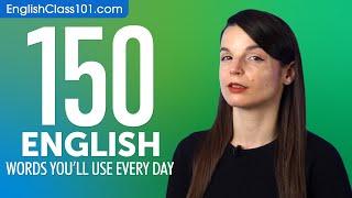 150 English Words You'll Use Every Day - Basic Vocabulary #55