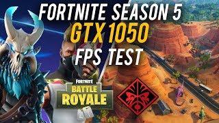 Fortnite Season 5 fps test GTX 1050 HIGH settings | HP Omen 15 i5 7300HQ