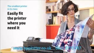 HP Designjet T120 overview | HP Plotter - the smallest large format printer