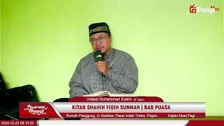 KITAB SHAHIH FIQIH SUNNAH | Ustadz Muhammad Syahri