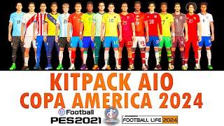 KITPACK COPA AMERICA PES 2021 & SPFL24 / AIO / SIDER & CPK #pes2021 #pes2020 #copaamerica #colombia