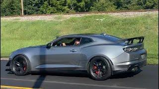 Cars Leaving LKN Cars And Coffee August