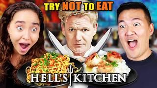 Try Not To Eat - Hell's Kitchen #3 (Spaghetti & Lobster, Smoked Enchiladas, Raj’s Pizza)