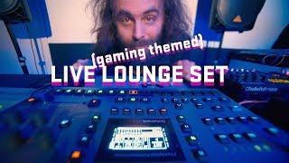 Live (Gaming Themed) Lounge Set using Digitakt Octatrack OP-1 Analog Heat Blue Sky