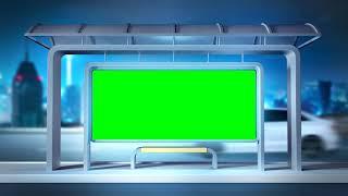 city billboard green screen | green screen advertisement template | street billboard green screen |