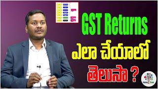 GST Returns Details in Telugu | GST Explanation In Telugu | CA Pradeep | Sravan Kumar| Business Tree