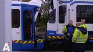 Botsing tussen sneltram 51 en tram 5 in Amstelveen