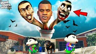 GIANT Skibidi Toilet MONSTER In GTA 5 | Three Heads SKIBIDI TOILET | Lovely Gaming