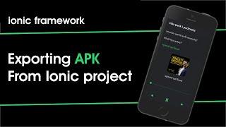 How to Make apk From ionic Project Capacitor , Cordova