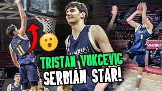 Serbian Star Tristan Vukčević Is UNSTOPPABLE! 6'9" & Can Shoot, Handle & Finish! 2022 NBA Draft?