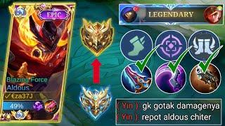 DAMAGE GAK GOTAK!! BUILD ALDOUS TERSAKIT 2024 | AUTO 1 HIT!! ALDOUS BEST BUILD 2024 - MLBB