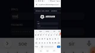 How to claim your Airdrop on arkham project.