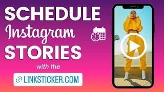 How to schedule Instagram Stories with the Link Sticker