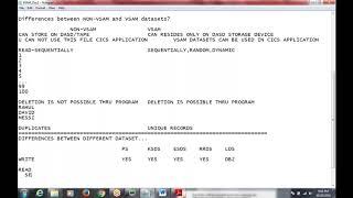 Day1 VSAM JCL, VSAM, COBOL, DB2 and CICS modules training from 25-Nov-2022