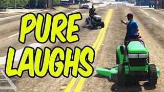 PURE LAUGHS - GTA 5 Funny Moments