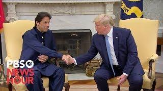 WATCH: Trump meets with Pakistani prime minister Imran Khan